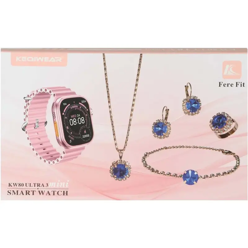 ساعت هوشمند KEQIWEAR مدل KW80 Ultra 3 mini سایز 41 میلی متر