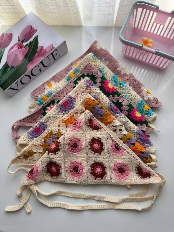 مینی اسکارف بافت 