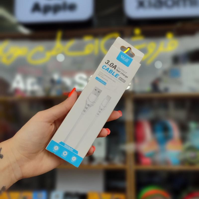 کابل تبدیل USB به لایتنینگ ولف مدل A101