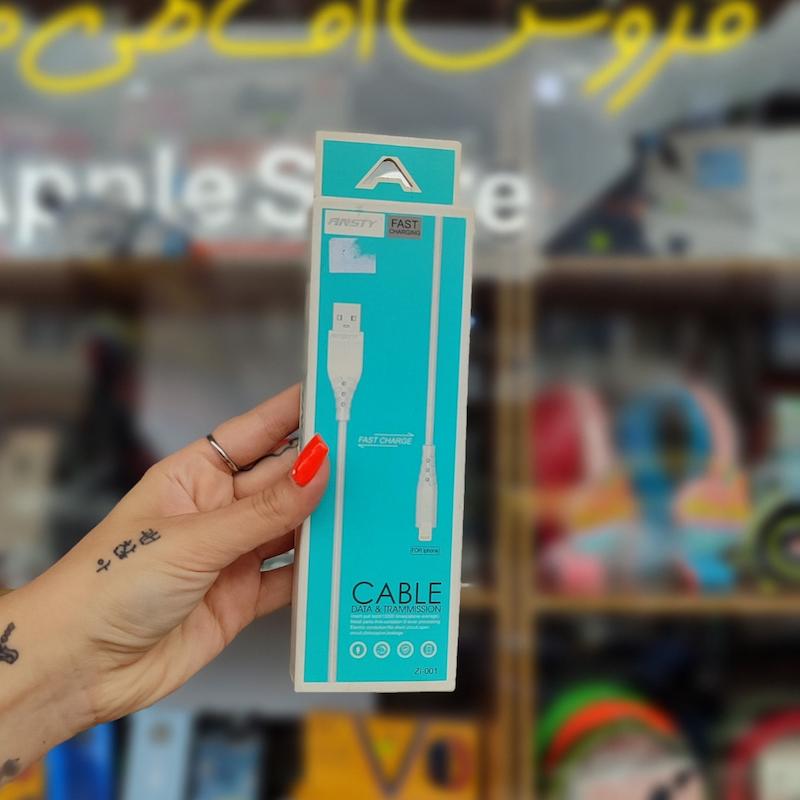 کابل مبدل انستی USB to Lightning 1m ZI-001