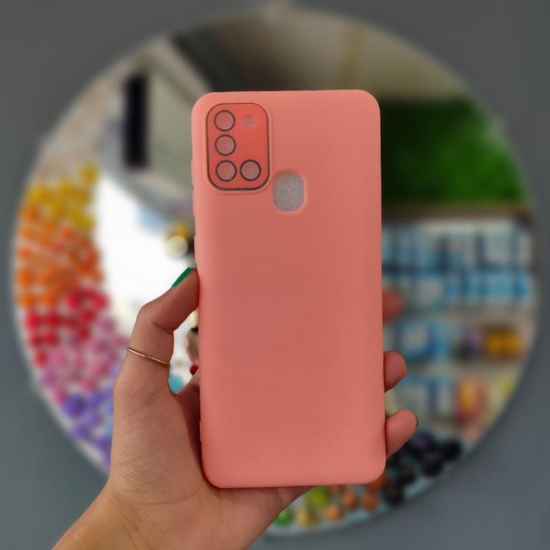 گارد رنگی سیلیکونی A21S