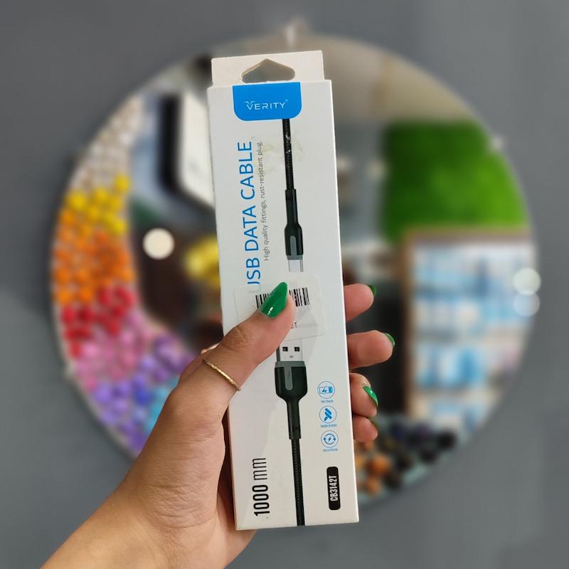 کابل شارژ VERITY 3142T TYPE - C