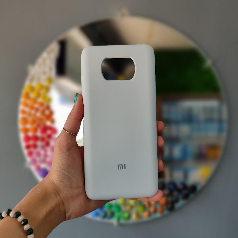 گارد سیلیکونی سفید POCO X3