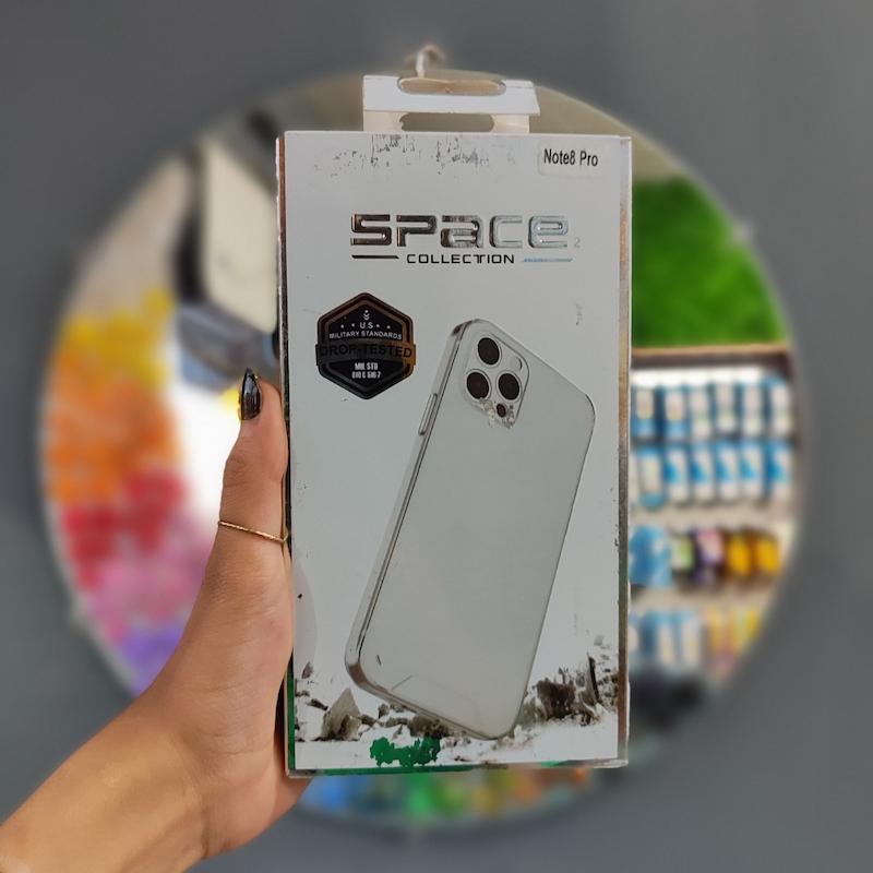 گارد سیلیکونی بی رنگ NOTE 8PRO