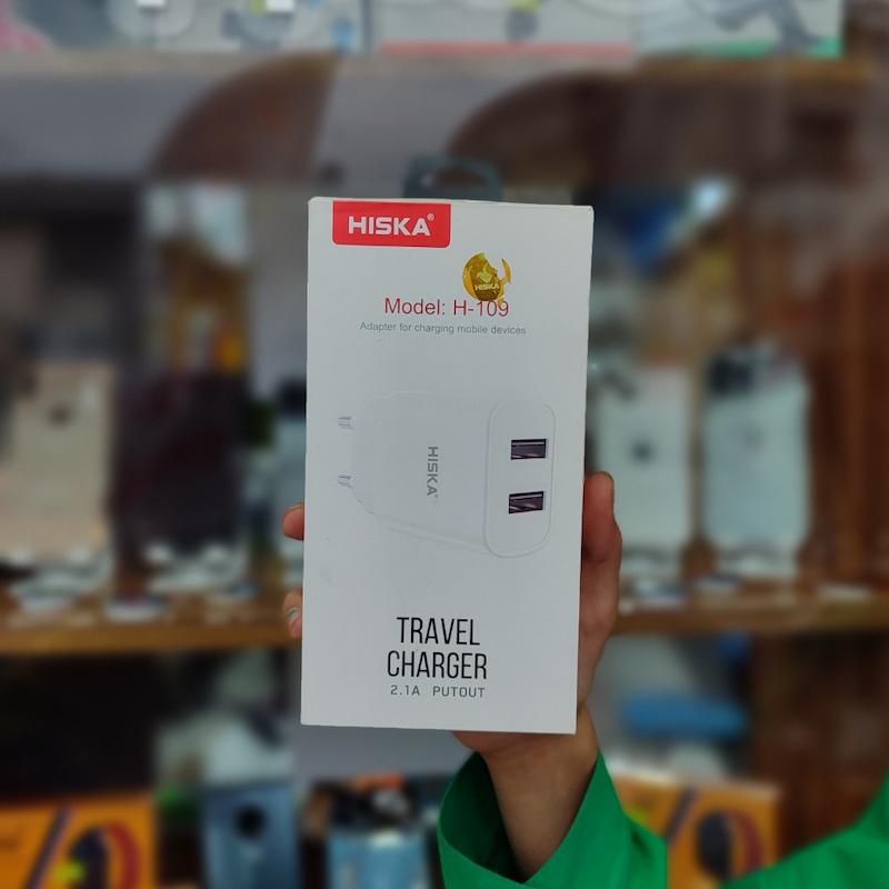 شارژر HISKA لایتنینگ مدل H-109
