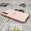 قاب گوشی Galaxy A34 5G سامسونگ طرح ژله ای مای کیس گلد لاین دور طلایی محافظ لنز دار گلبهی کد 9