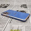 قاب گوشی Galaxy A73 5G سامسونگ طرح ژله ای مای کیس گلد لاین دور طلایی محافظ لنز دار آبی فیلی کد 475