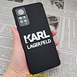 قاب گوشی Redmi Note 11 Pro 4G Global - Redmi Note 11 Pro 5G Global شیائومی شیائومی طرح کارل لاجرفلد KARL LAGERFELD سیلیکونی سخت Hard سه بعدی برجسته محافظ لنز دار مشکی کد 423