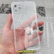 قاب گوشی iPhone 11 Pro Max آیفون طرح ژله ای شفاف بی رنگ ایربگ دار کپسولی محافظ لنز دار کد 483