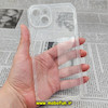 قاب گوشی iPhone 14 آیفون طرح ژله ای شفاف بی رنگ ایربگ دار کپسولی محافظ لنز دار کد E12-170864