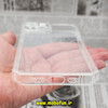 قاب گوشی iPhone 14 Max آیفون طرح ژله ای شفاف بی رنگ ایربگ دار کپسولی محافظ لنز دار کد 27