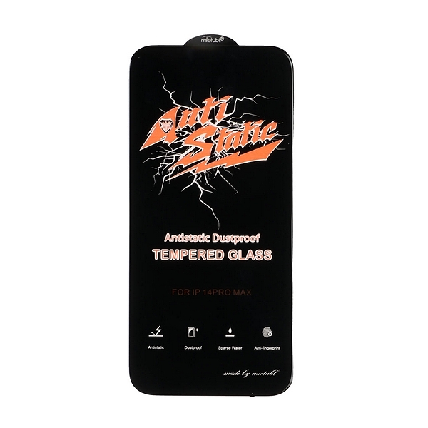 گلس شیشه ای میتوبل Mietubl سری آنتی استاتیک ANTI STATIC اورجینال مناسب برای گوشی های آیفون مدل iPhone 14 Pro Max