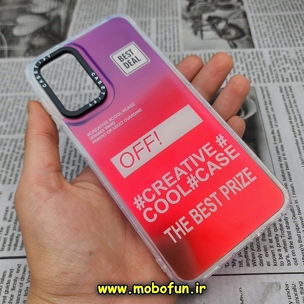 قاب گوشی Galaxy A53 5G سامسونگ طرح ضدضربه اورجینال هولوگرامی لنز رنگی هفت رنگ CASETIFY کد 513