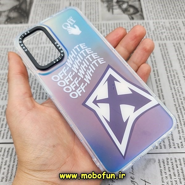 قاب گوشی Galaxy A53 5G سامسونگ طرح ضدضربه اورجینال هولوگرامی لنز رنگی هفت رنگ CASETIFY کد 517