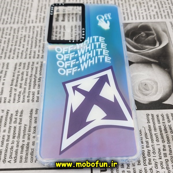 قاب گوشی Galaxy S22 Ultra سامسونگ طرح ضدضربه اورجینال هولوگرامی لنز رنگی هفت رنگ CASETIFY کد 210