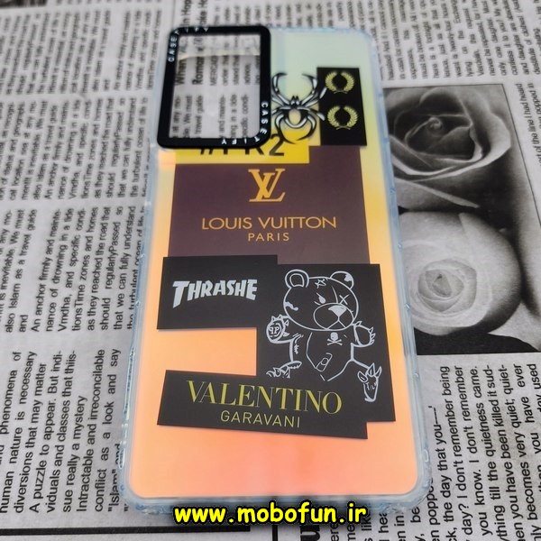 قاب گوشی Galaxy S22 Ultra سامسونگ طرح ضدضربه اورجینال هولوگرامی لنز رنگی هفت رنگ CASETIFY کد 211
