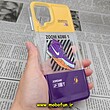 قاب گوشی Galaxy A12 - Galaxy M12 - Galaxy F12 سامسونگ طرح پشت طلق پرینت برجسته دکمه کرومی جردن نایکی NIKE NBA کد 1086