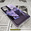 قاب گوشی Galaxy A32 4G سامسونگ طرح پشت طلق پرینت برجسته دکمه کرومی انیمه ژاپنی کد 728