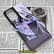 قاب گوشی Galaxy A33 5G سامسونگ طرح پشت طلق پرینت برجسته دکمه کرومی انیمه ژاپنی کد 389