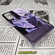 قاب گوشی Galaxy A34 5G سامسونگ طرح پشت طلق پرینت برجسته دکمه کرومی انیمه ژاپنی کد 19