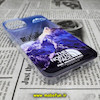 قاب گوشی iPhone 14 آیفون طرح پشت طلق پرینت برجسته دکمه کرومی THE NORTH FACE کد 69