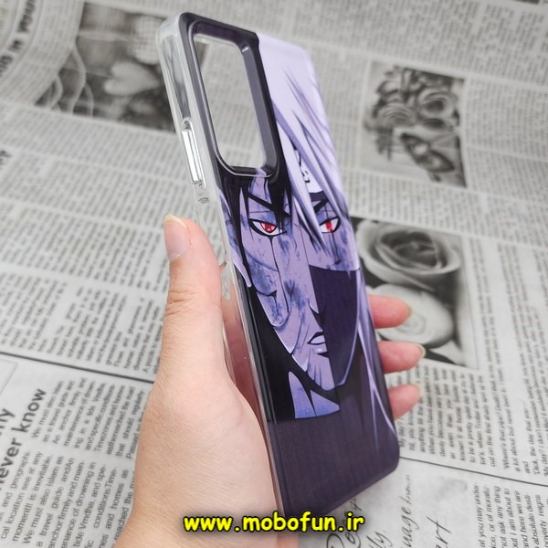 قاب گوشی Redmi Note 11 Pro 4G Global - Redmi Note 11 Pro 5G Global شیائومی طرح پشت طلق پرینت برجسته دکمه کرومی انیمه ژاپنی کد 434