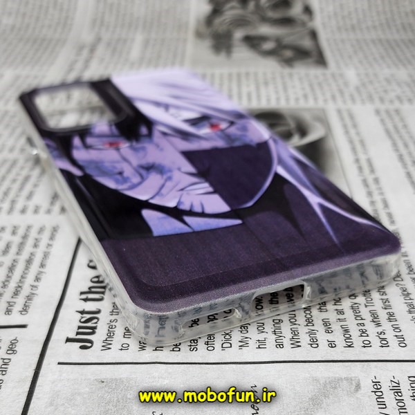 قاب گوشی Redmi Note 11 Pro 4G Global - Redmi Note 11 Pro 5G Global شیائومی طرح پشت طلق پرینت برجسته دکمه کرومی انیمه ژاپنی کد 434