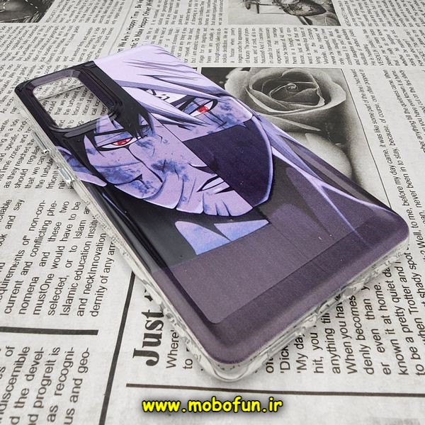 قاب گوشی Galaxy S20 FE سامسونگ طرح پشت طلق پرینت برجسته دکمه کرومی انیمه ژاپنی کد 441