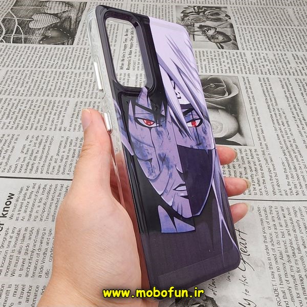 قاب گوشی Galaxy S20 FE سامسونگ طرح پشت طلق پرینت برجسته دکمه کرومی انیمه ژاپنی کد 441