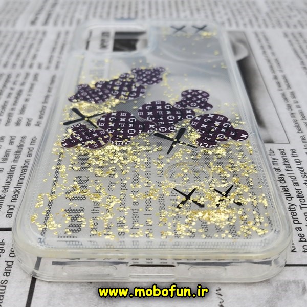 قاب گوشی iPhone 12 Pro Max آیفون طرح فانتزی آکواریومی خرسی لویی ویتون LV کد 555