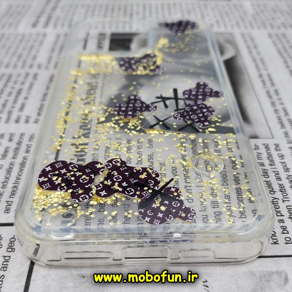 قاب گوشی iPhone 14 Pro Max آیفون طرح فانتزی آکواریومی خرسی لویی ویتون LV کد 156