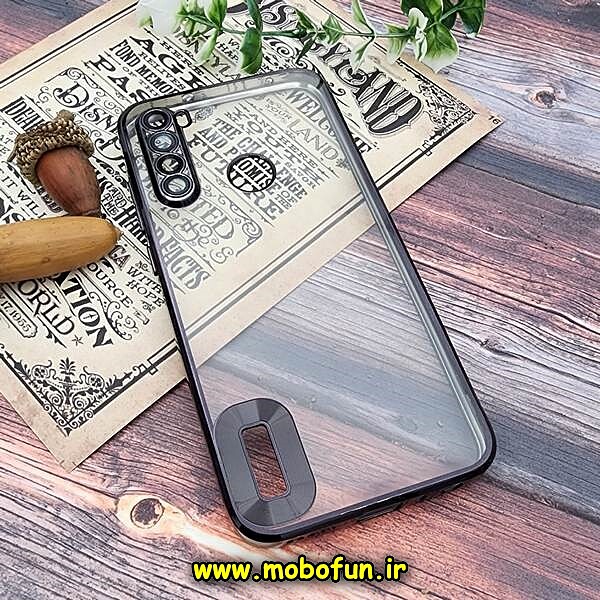 قاب گوشی Redmi Note 8 - Redmi Note 8 2021 شیائومی طرح الکتروپلیتینگ مگ سیف ژله ای شفاف اورجینال یونیک کیس Unique Case محافظ لنز دار مشکی کد 728