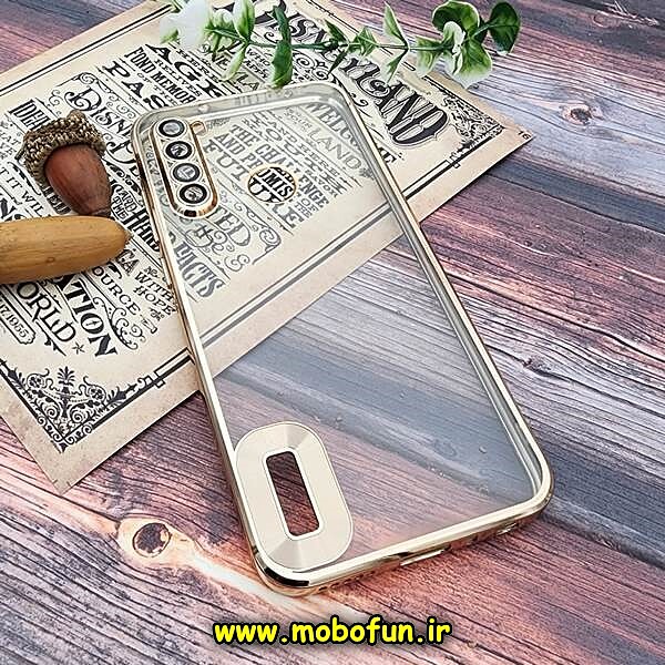 قاب گوشی Redmi Note 8 - Redmi Note 8 2021 شیائومی طرح الکتروپلیتینگ مگ سیف ژله ای شفاف اورجینال یونیک کیس Unique Case محافظ لنز دار طلایی کد 731
