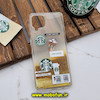 قاب گوشی Galaxy A12 - Galaxy M12 سامسونگ طرح آکواریومی اورجینال مدل استارباکس STARBUCKS رنگ طلایی کد 1096
