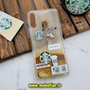 قاب گوشی Galaxy A20S سامسونگ طرح آکواریومی اورجینال مدل استارباکس STARBUCKS رنگ طلایی کد 526