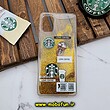 قاب گوشی Galaxy A51 سامسونگ طرح آکواریومی اورجینال مدل استارباکس STARBUCKS رنگ طلایی کد 742