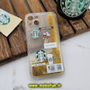 قاب گوشی iPhone 14 آیفون طرح آکواریومی اورجینال مدل استارباکس STARBUCKS محافظ لنزدار رنگ طلایی کد 77