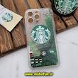 قاب گوشی iPhone 14 Pro Max آیفون طرح آکواریومی اورجینال مدل استارباکس STARBUCKS محافظ لنزدار رنگ سبز کد 158