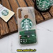 قاب گوشی Redmi Note 8 - Redmi Note 8 2021 شیائومی طرح آکواریومی اورجینال مدل استارباکس STARBUCKS رنگ سبز کد 732