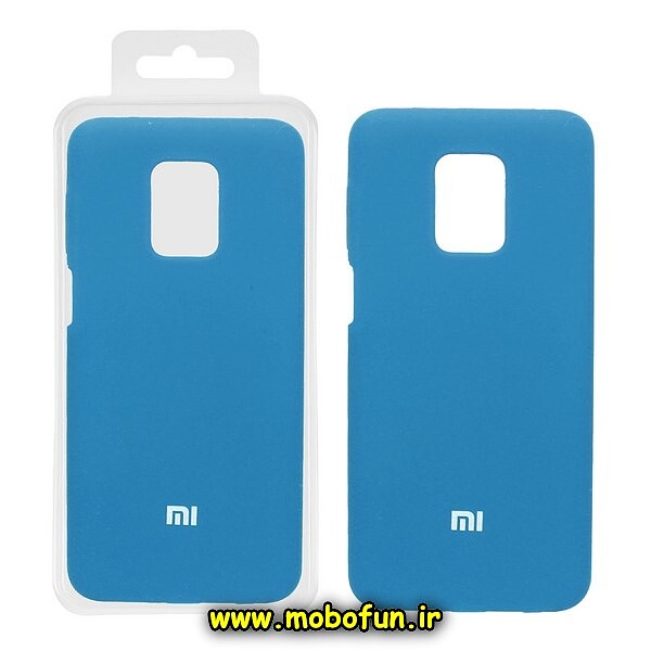 قاب گوشی Redmi Note 9s - Redmi Note 9 Pro شیائومی سیلیکونی اورجینال پاک کنی درجه یک زیربسته آبی کد 785