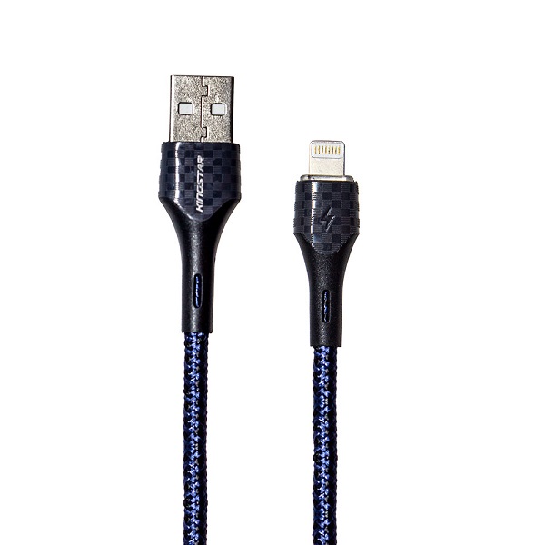 کابل شارژ USB به لایتنینگ کینگ استار KingStar مدل K02i طول 1 متر کد 140963