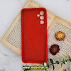 قاب گوشی Galaxy A14 4G - Galaxy A14 5G سامسونگ سیلیکونی اورجینال سورا SORA پاک کنی درجه یک زیربسته قرمز محافظ لنز دار کد 37