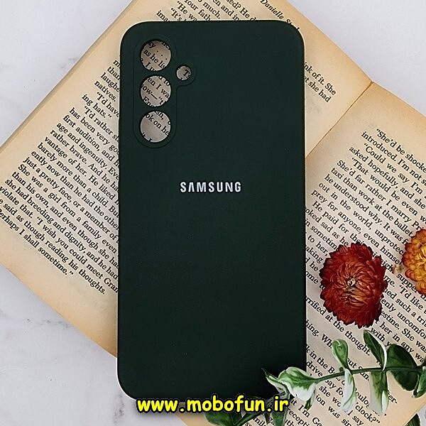 قاب گوشی Galaxy A54 5G سامسونگ سیلیکونی اورجینال سورا SORA پاک کنی درجه یک زیربسته محافظ لنز دار سبز یشمی کد 48