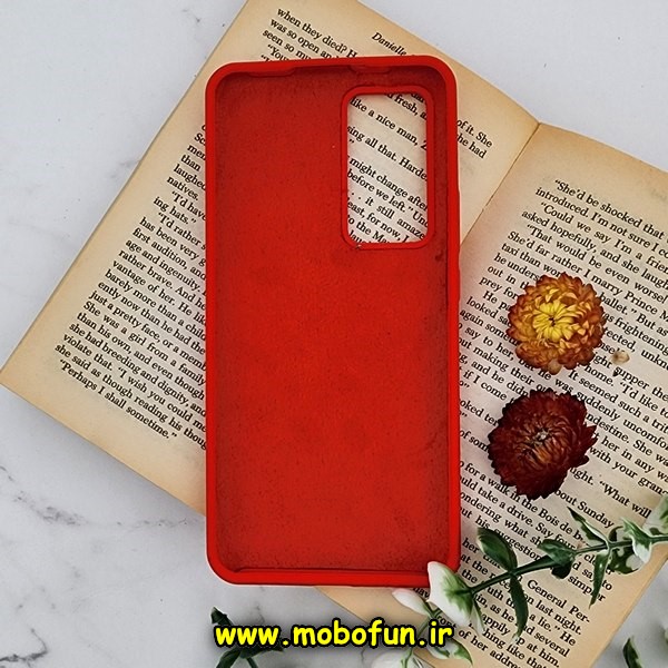 قاب گوشی Xiaomi 12T - Xiaomi 12T Pro - Redmi K50 Ultra شیائومی سیلیکونی اورجینال پاک کنی سورا SORA درجه یک زیربسته قرمز کد 53