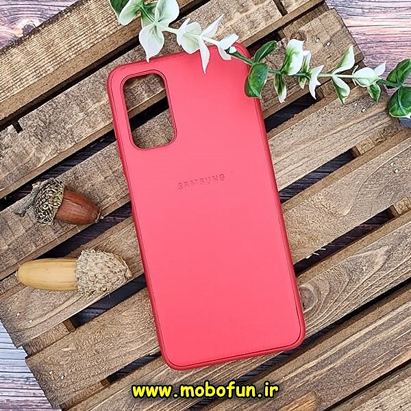 قاب گوشی Galaxy A13 4G سامسونگ اورجینال چرمی لدرکیس Leather Case صورتی فانتزی کد 542