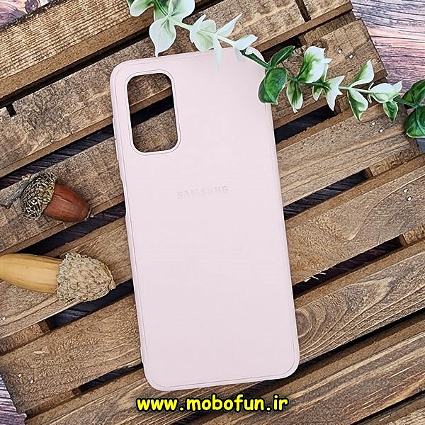 قاب گوشی Galaxy A13 4G سامسونگ اورجینال چرمی لدرکیس Leather Case صورتی روشن کد 544