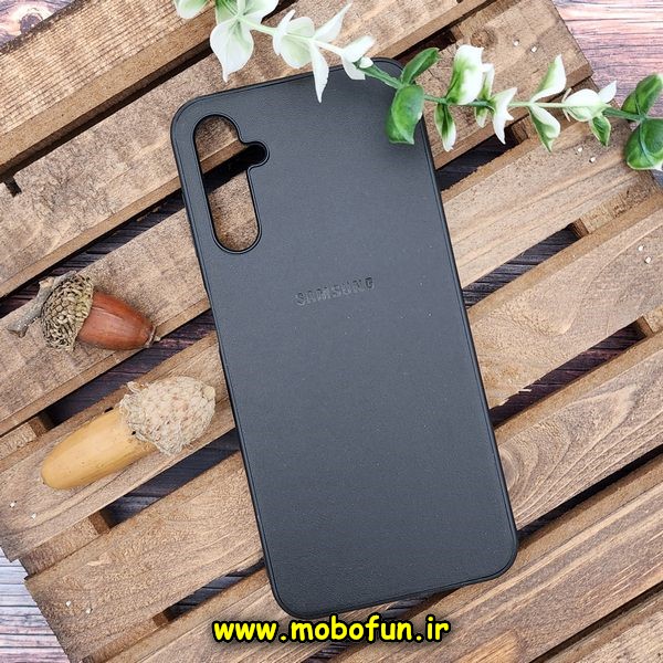 قاب گوشی Galaxy A14 4G - Galaxy A14 5G سامسونگ اورجینال چرمی لدرکیس Leather Case مشکی کد 43