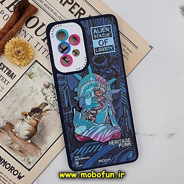 قاب گوشی Galaxy A53 5G سامسونگ فانتزی ژله ای طرح آزادی محافظ لنز دار کد 540