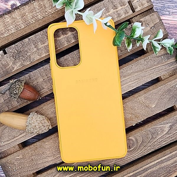 قاب گوشی Galaxy A53 5G سامسونگ اورجینال چرمی لدرکیس Leather Case زرد کد 543