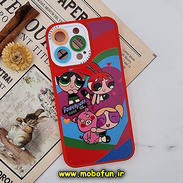قاب گوشی iPhone 13 Pro آیفون فانتزی ژله ای طرح کارتونی محافظ لنز دار کد 339
